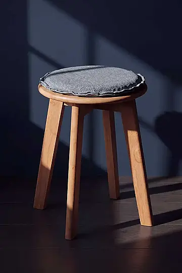 Lizbo  Minderli Tabure - Denim